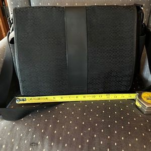 Coach signature briefcase